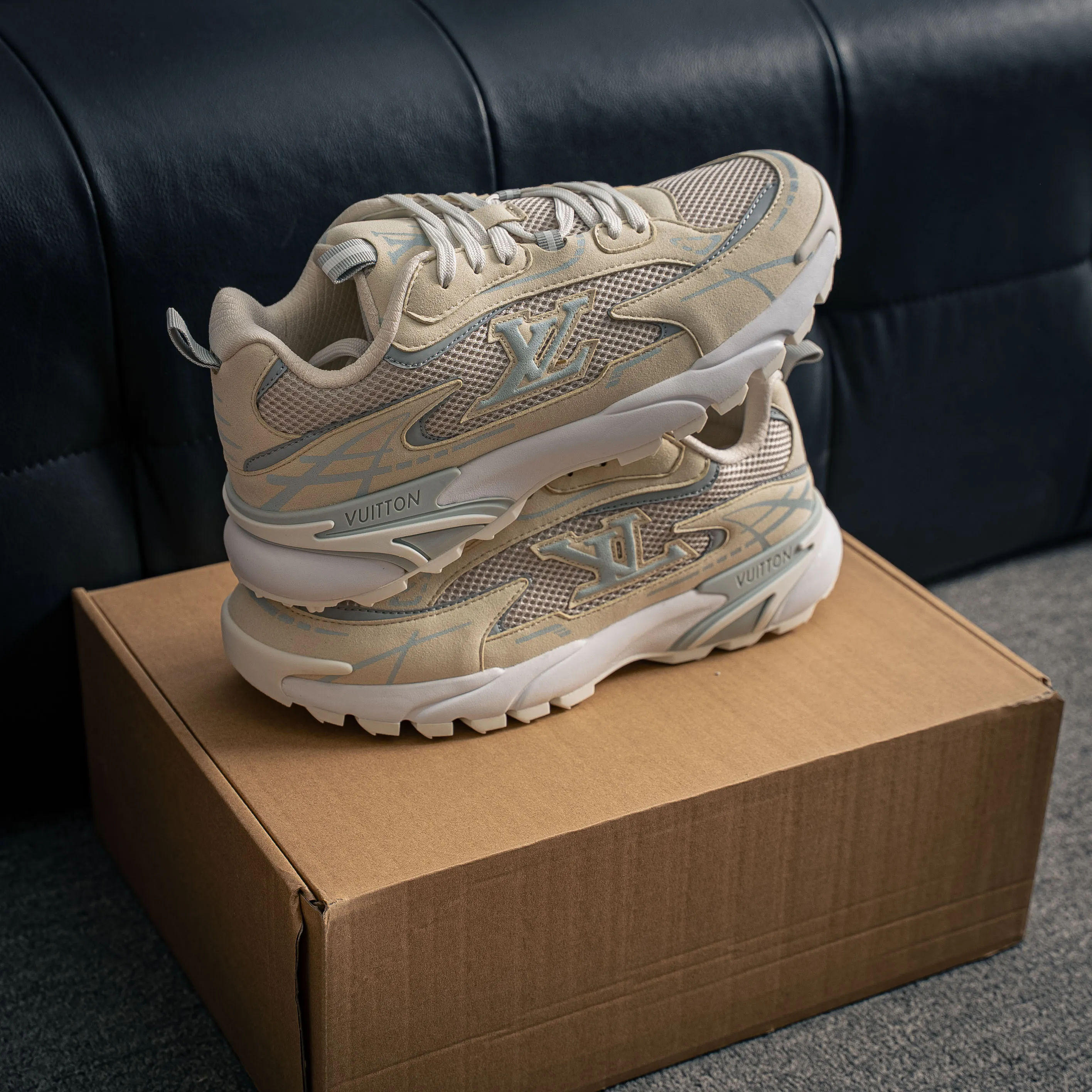 # Lv Tatic Runner Tatic Runner Series Platform Sole Chunky Sneakers Sneakers Retro Shoes Shoes
